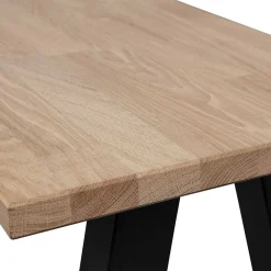 Wohnen Esszimmerbank aus Eiche und Metall - Besi