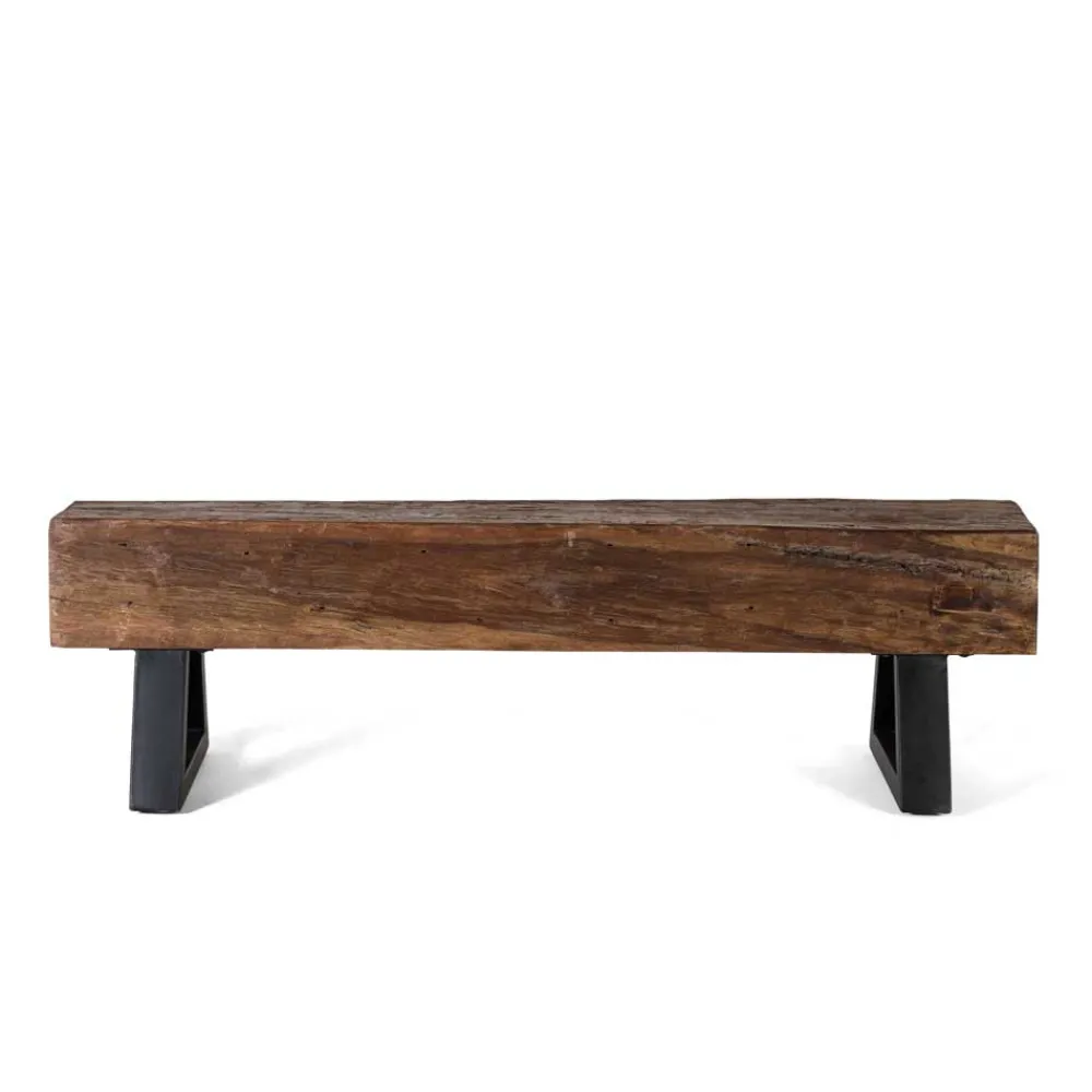 Wohnen Küchenbänke|Esszimmerbänke*Esszimmerbank aus Recyclingholz Balken - Evinele