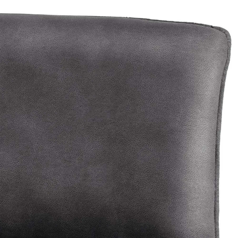 Wohnen Küchenbänke|Esszimmerbänke*Esszimmerbank in Dunkelgrau Microfaser - Aturin