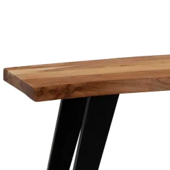 Wohnen Esszimmerbank mit natürlicher Baumkante - Auricos