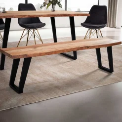 Wohnen Esszimmerbank mit natürlicher Baumkante - Auricos