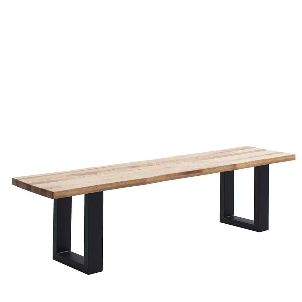 Wohnen Esszimmerbank mit natürlicher Baumkante - Fronco