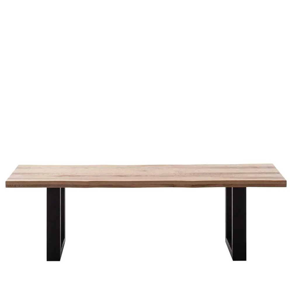 Wohnen Esszimmerbank mit natürlicher Baumkante - Fronco