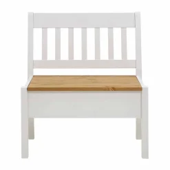 Wohnen Küchenbänke|Esszimmerbänke*Esszimmerbank Molzau in Weiß Kiefer massiv