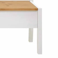 Wohnen Küchenbänke|Esszimmerbänke*Esszimmerbank Molzau in Weiß Kiefer massiv