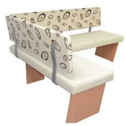 Wohnen Küchenbänke|Esszimmerbänke*Esszimmer-Eckbank mit vier Sitzplätzen - Amore