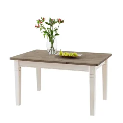 Wohnen Küchen-Essgruppen|Sitzgruppe*Esszimmergruppe Yoan in Weiß Grau (fünfteilig)