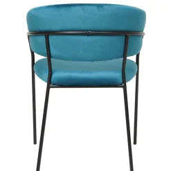 Wohnen Schwarze Möbel|Küchenstühle*Esszimmerstühle in Türkis & Schwarz - Vakuum