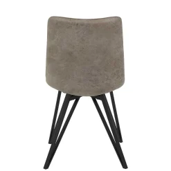 Wohnen Esszimmerstuhl in Beigegrau - Beveric (Set)