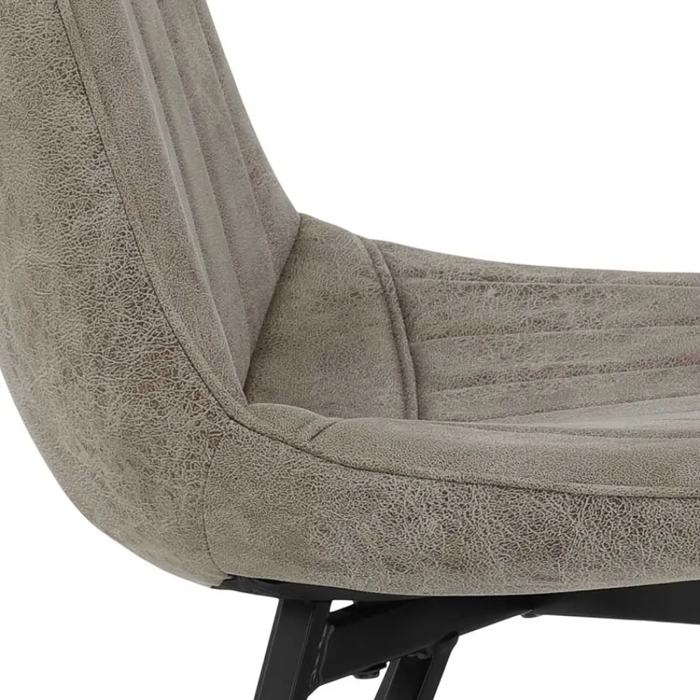 Wohnen Esszimmerstuhl in Beigegrau - Beveric (Set)