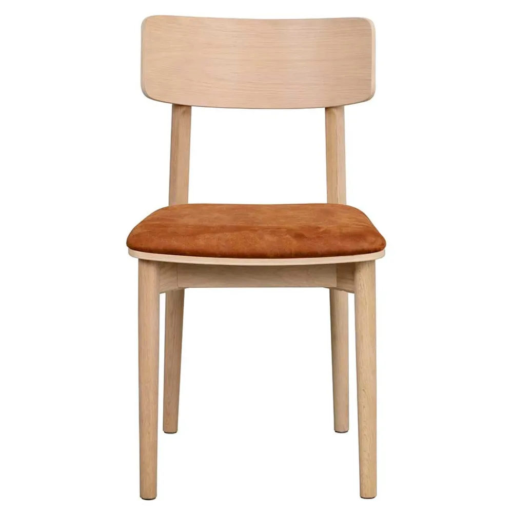 Wohnen Küchenstühle*Esszimmerstuhl in Eiche White Wash - Rovinja (2er Set)