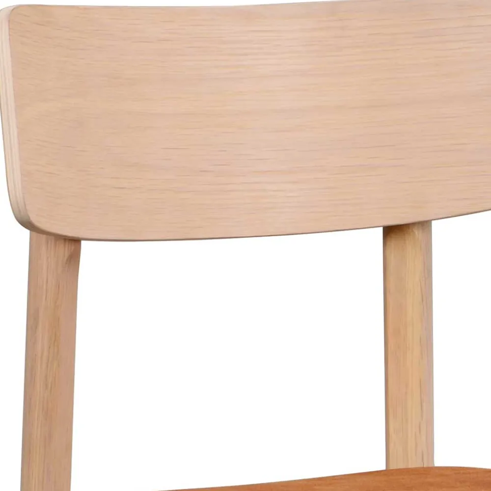 Wohnen Küchenstühle*Esszimmerstuhl in Eiche White Wash - Rovinja (2er Set)