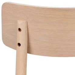 Wohnen Küchenstühle*Esszimmerstuhl in Eiche White Wash - Rovinja (2er Set)