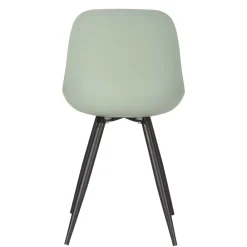 Wohnen Esszimmerstuhl in Graugrün Kunststoff - Stana (2er Set)