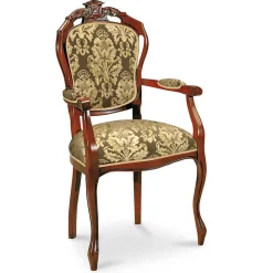 Wohnen Esszimmerstuhl mit Armlehnen im Barockstil - Vennezo