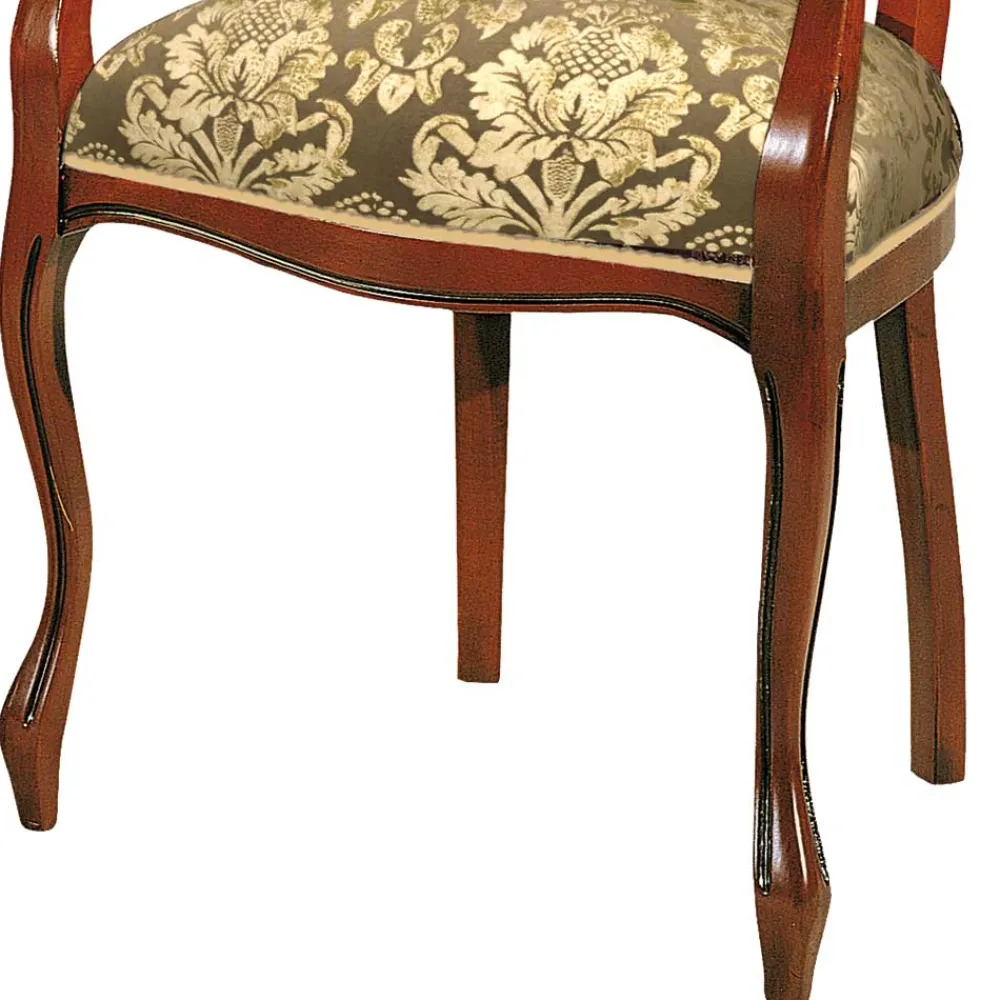 Wohnen Esszimmerstuhl mit Armlehnen im Barockstil - Vennezo