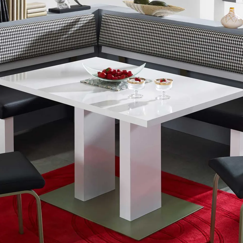 Wohnen Esszimmertisch Caith in Weiß