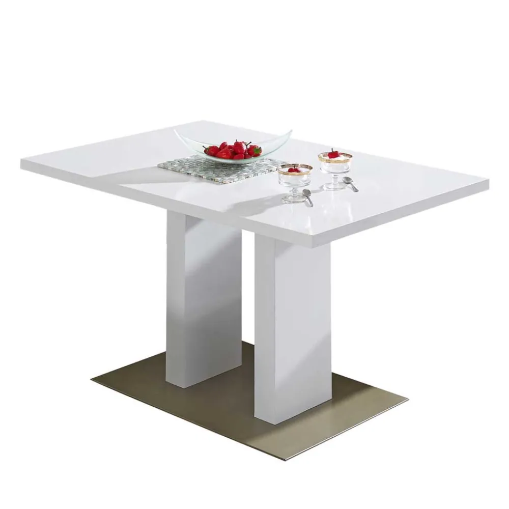 Wohnen Esszimmertisch Caith in Weiß