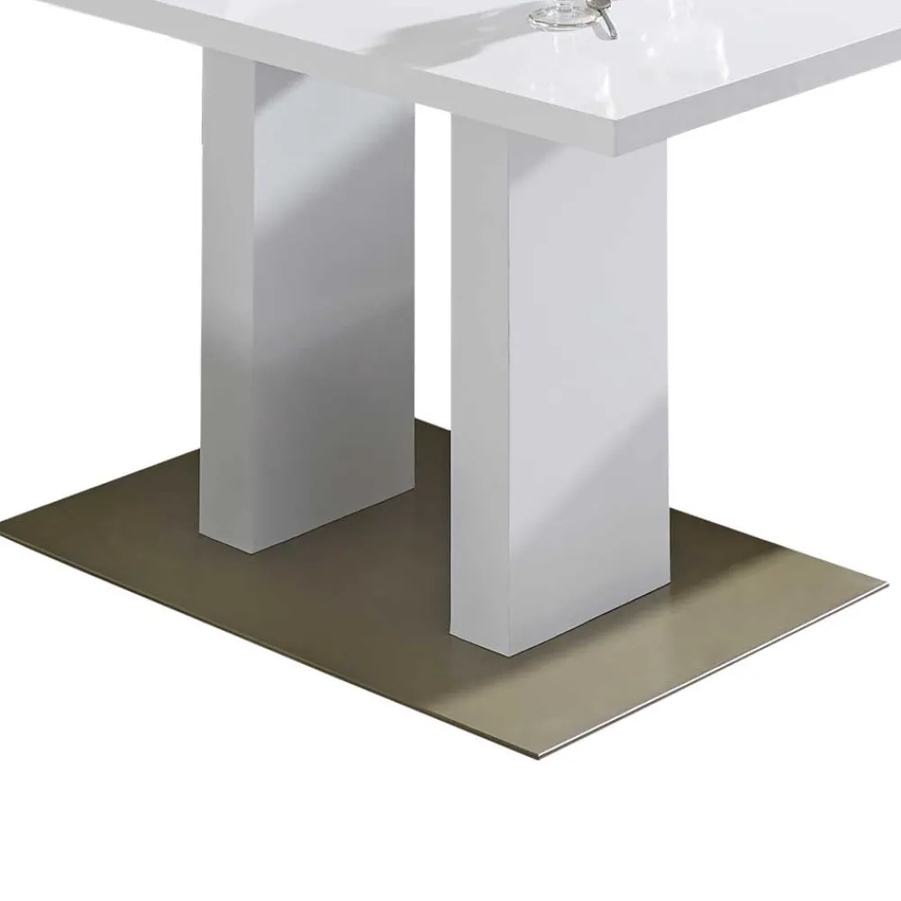 Wohnen Esszimmertisch Caith in Weiß