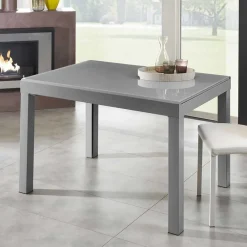 Wohnen Esszimmertisch in Grau Florian ausziehbar von 120cm auf 350cm