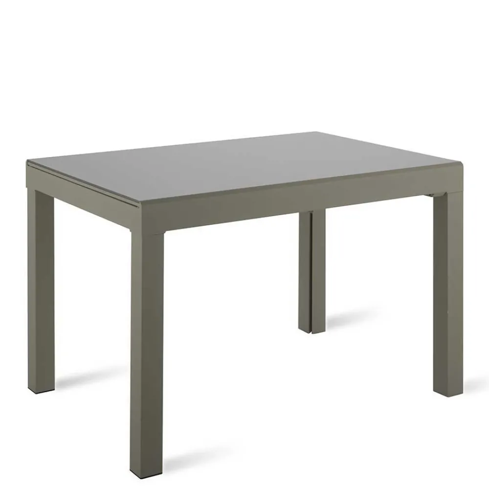 Wohnen Esszimmertisch in Grau Florian ausziehbar von 120cm auf 350cm