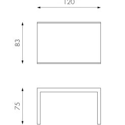 Wohnen Esszimmertisch in Grau Florian ausziehbar von 120cm auf 350cm