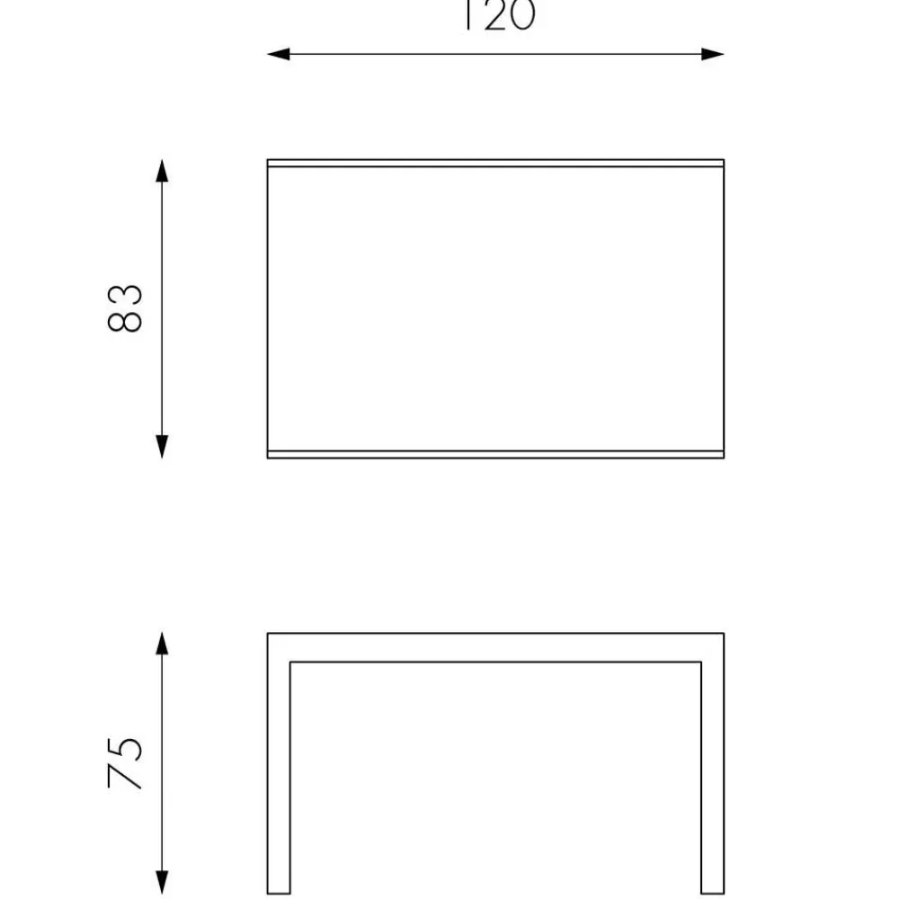 Wohnen Esszimmertisch in Grau Florian ausziehbar von 120cm auf 350cm
