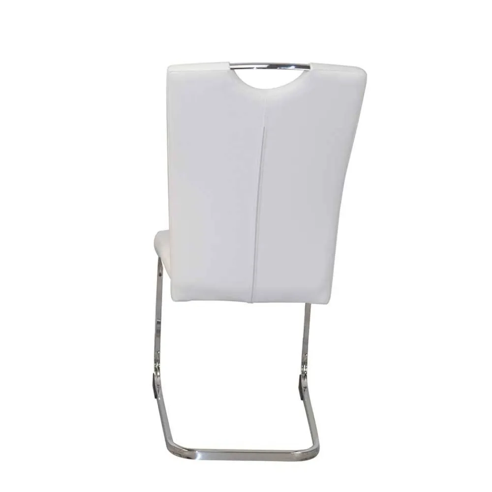 Wohnen Esszimmertisch mit Glasplatte & Stühle - Chepter (fünfteilig)