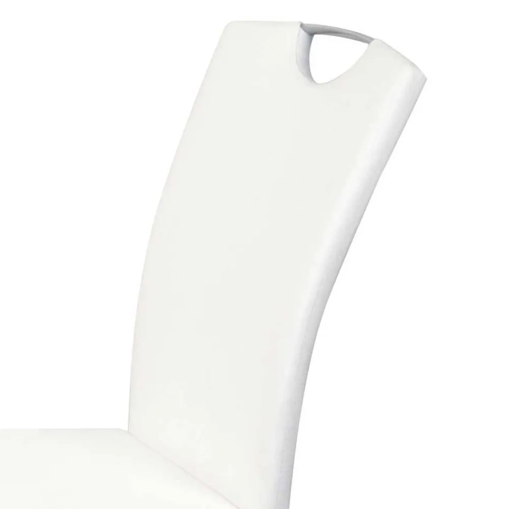 Wohnen Esszimmertisch mit Glasplatte & Stühle - Chepter (fünfteilig)