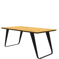 Wohnen Esszimmertisch mit Schweizer Kante Eiche - Lash