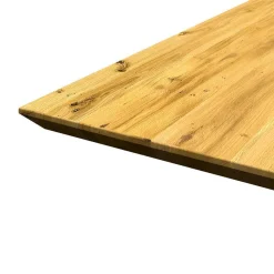 Wohnen Esszimmertisch mit Schweizer Kante Eiche - Lash