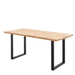 Wohnen Naturholzmöbel|Loft Möbel*Esszimmertisch mit Zerreiche Platte - Munteo