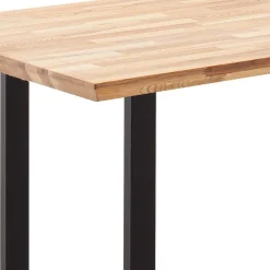 Wohnen Naturholzmöbel|Loft Möbel*Esszimmertisch mit Zerreiche Platte - Munteo