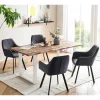 Wohnen Esszimmertisch und Stühle Set - Ziadovas (fünfteilig)