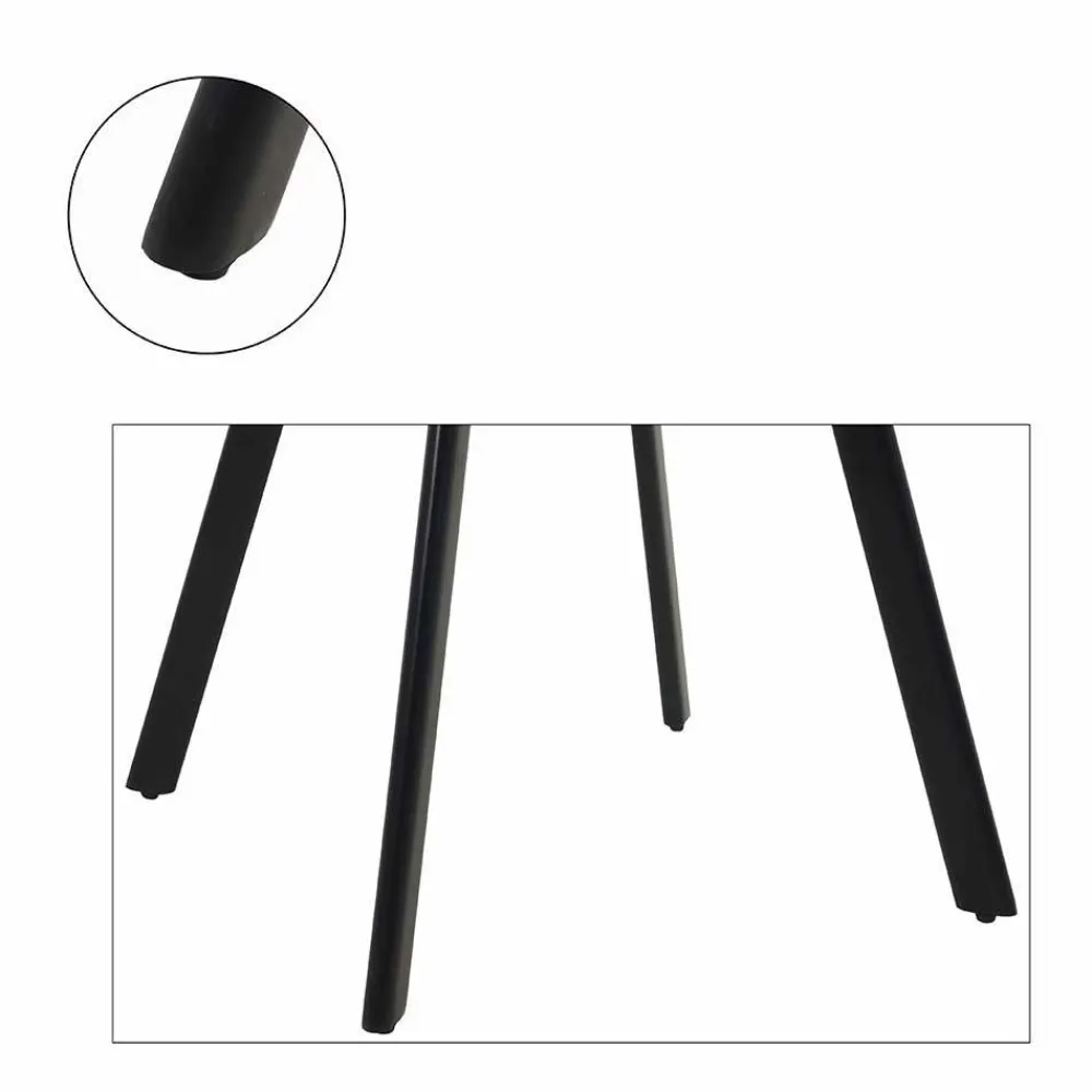 Wohnen Esszimmertisch und Stühle Set - Ziadovas (fünfteilig)