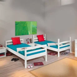 Wohnen Kindermöbel|Kinderbetten*Etagenbett Nabrosia in Weiß