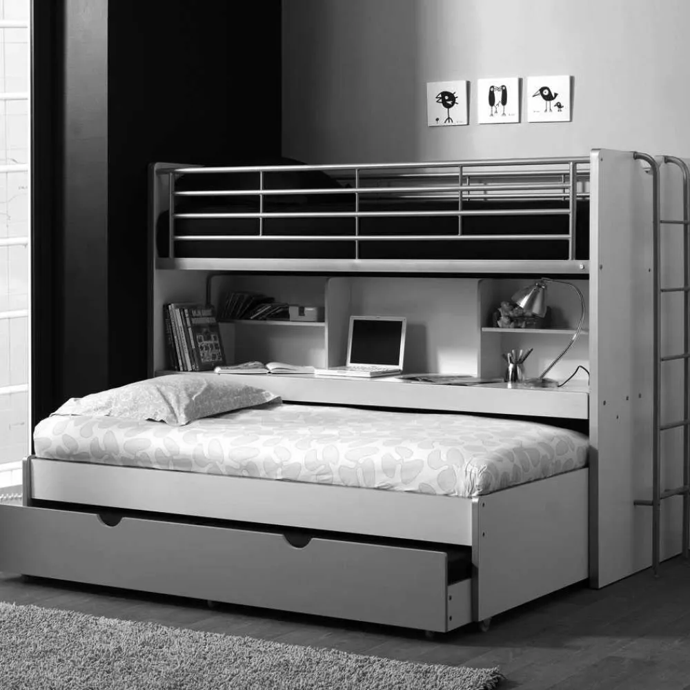 Wohnen Kindermöbel|Kinderbetten*Etagenbett Nowy in Weiß-Blau