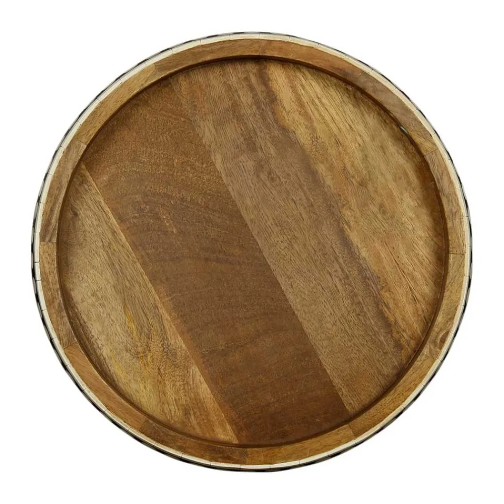 Wohnen Massivholzmöbel|Küchentische*Ethno Style Beistelltisch aus Massivholz Mango - Piton