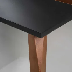 Wohnen Designermöbel*Extravaganter Tisch in Schwarz & Nussbaum - Raidow