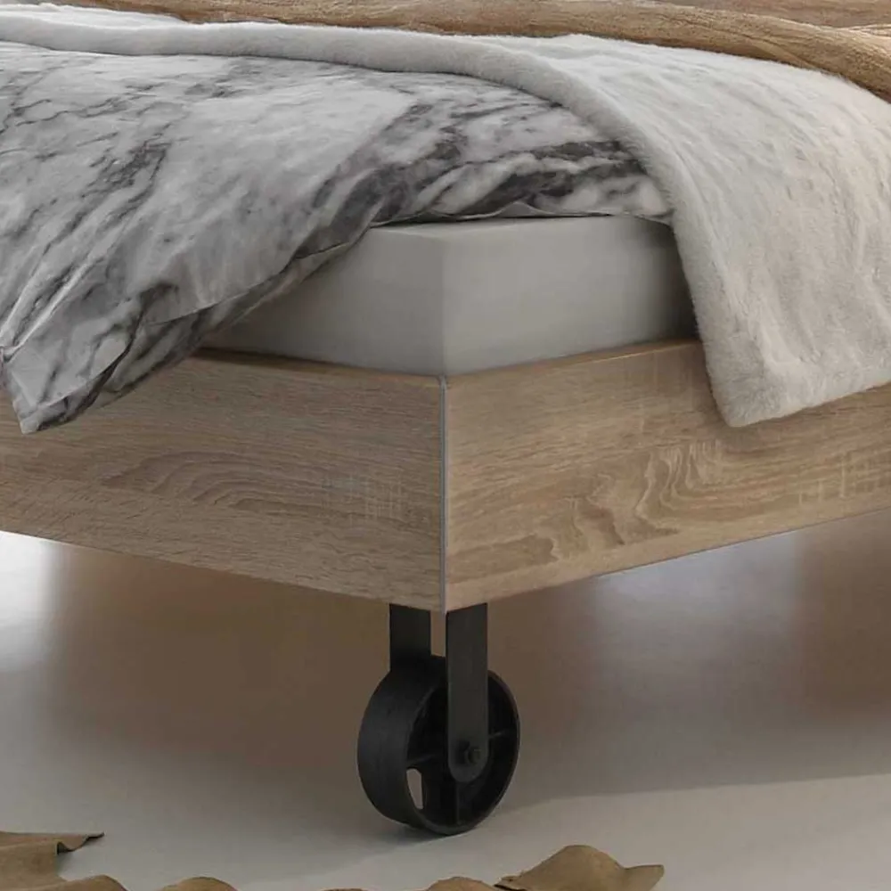 Wohnen Factory Design Bett mit Nachtkommoden - Anglivia (dreiteilig)