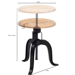 Wohnen Hocker|Barhocker*Factory Design Hocker höhenverstellbar - Vastoy