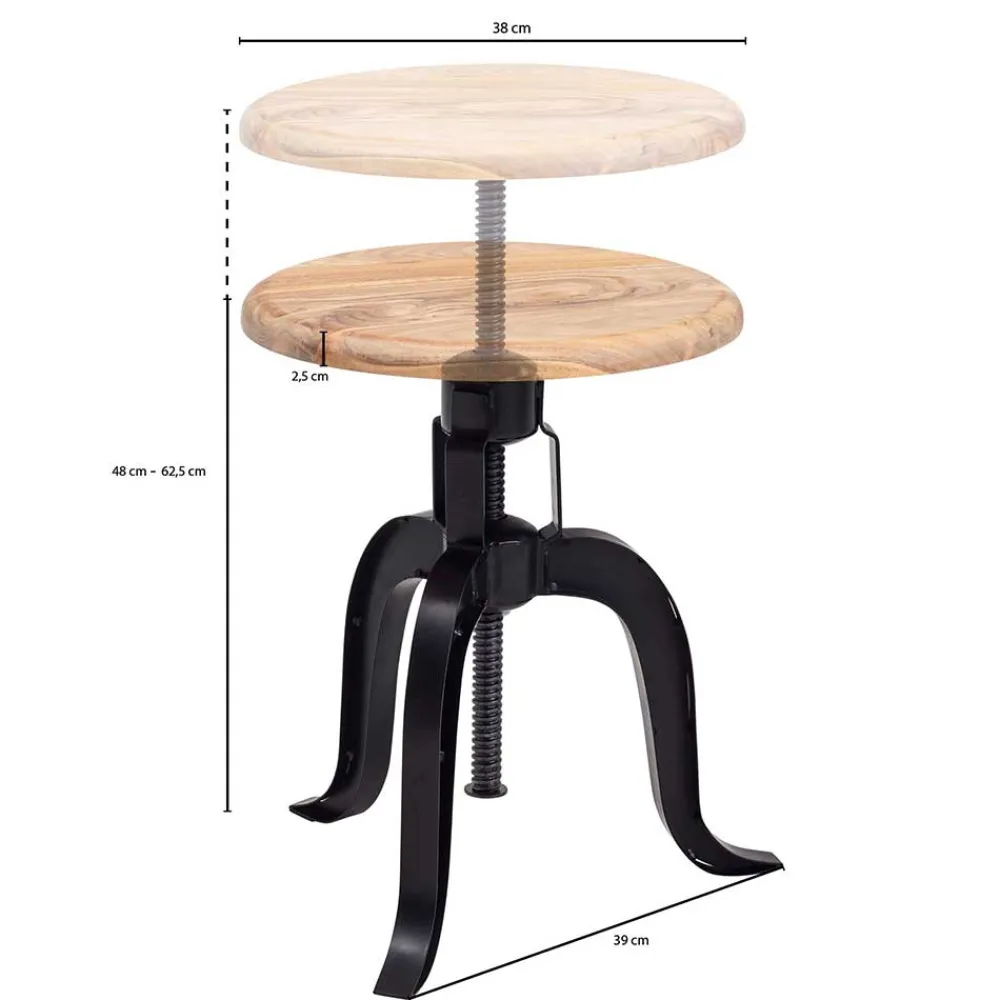 Wohnen Hocker|Barhocker*Factory Design Hocker höhenverstellbar - Vastoy