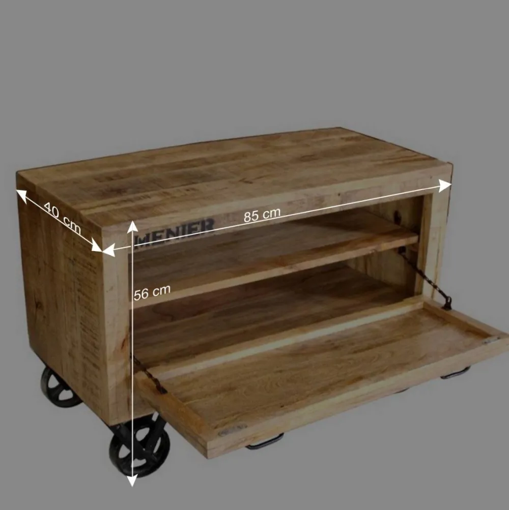 Wohnen Diele Komplett*Factory Style Flurmöbel Set - Indri (vierteilig)