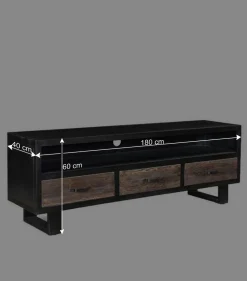 Wohnen Sideboards & Kommoden|Sideboards & Kommoden*Factory TV Board mit drei Schubladen & Fach - Vebugran