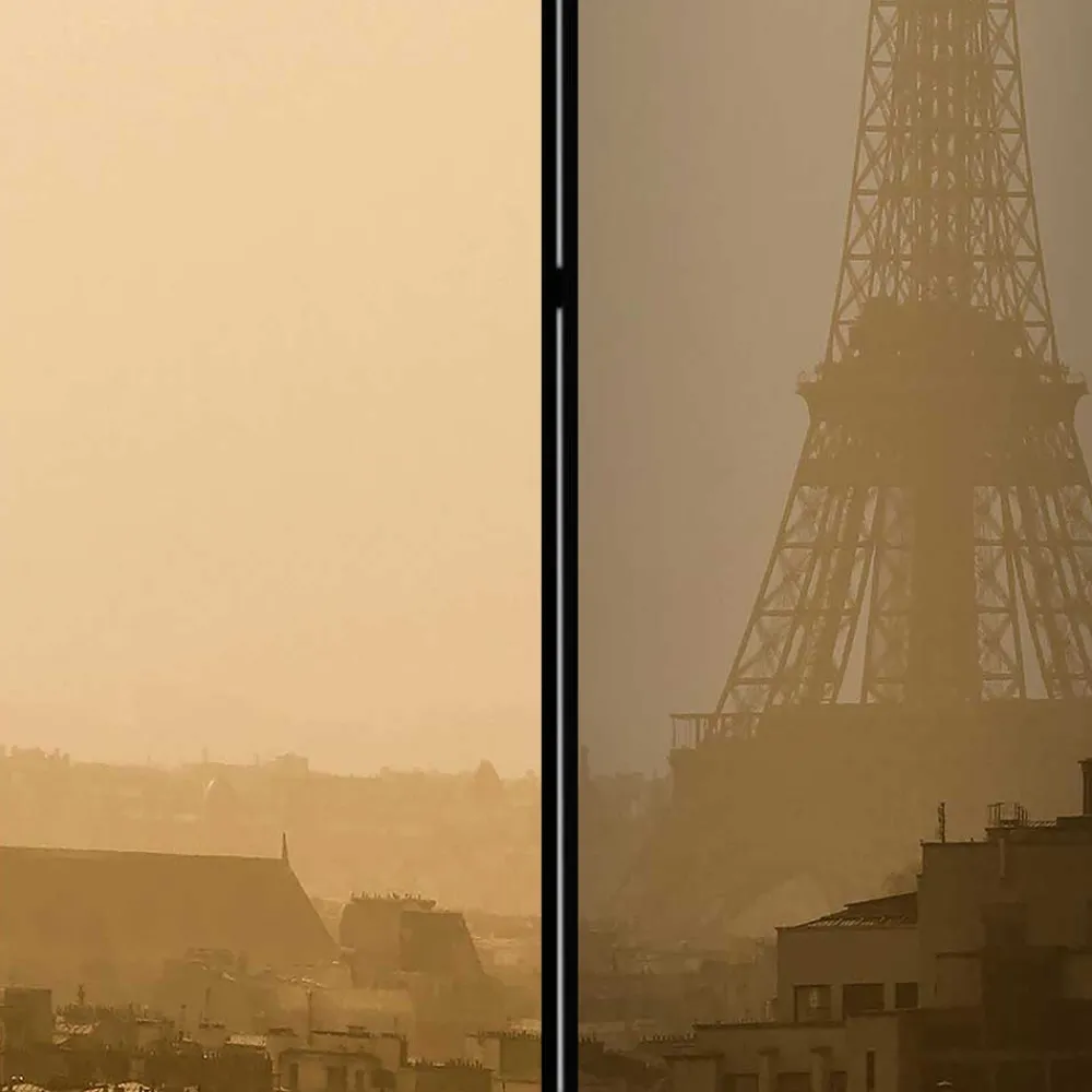 Wohnen Wohnzimmer-Regale|Paravents*Faltbare Trennwand - Eiffelturm Dämmerung - Defency