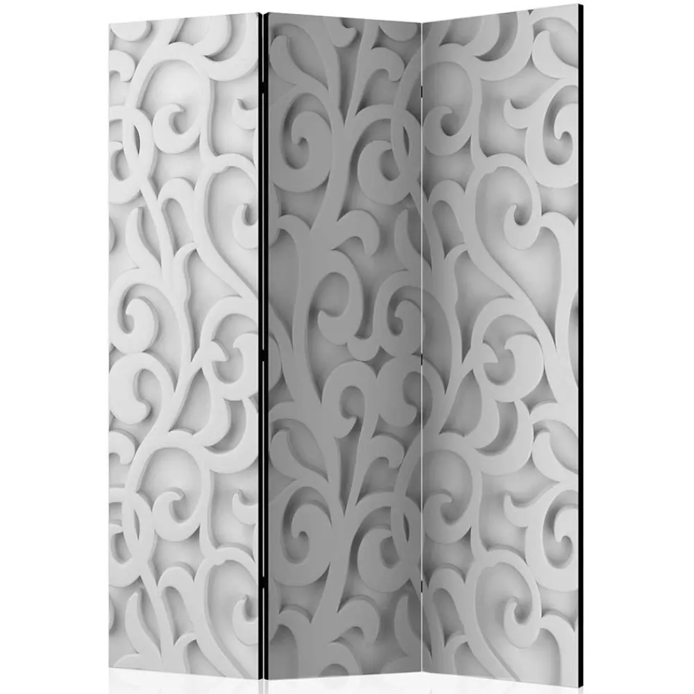 Wohnen Vintage Möbel*Faltbarer Paravent mit Ornament Muster - Yisela