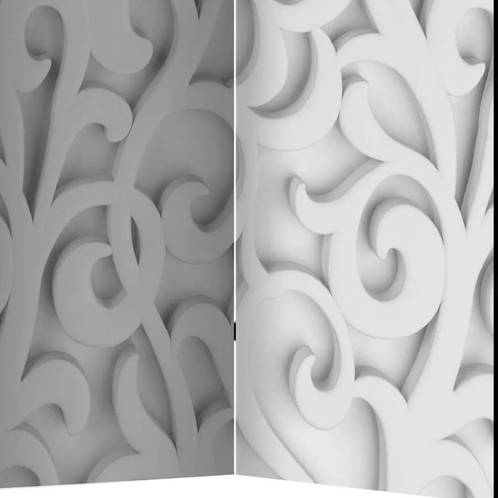 Wohnen Vintage Möbel*Faltbarer Paravent mit Ornament Muster - Yisela