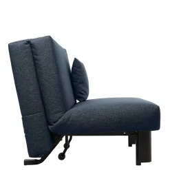 Wohnen Faltcouch in Blau und Schwarz - Usedita