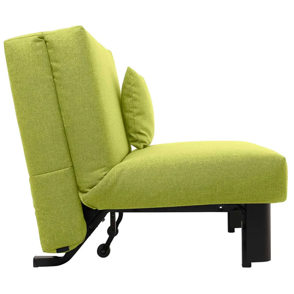 Wohnen Faltcouch ohne Armlehnen in Gelbgrün - Ektuala