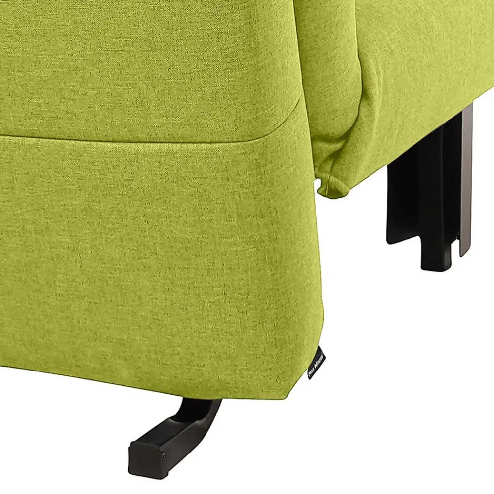 Wohnen Faltcouch ohne Armlehnen in Gelbgrün - Ektuala